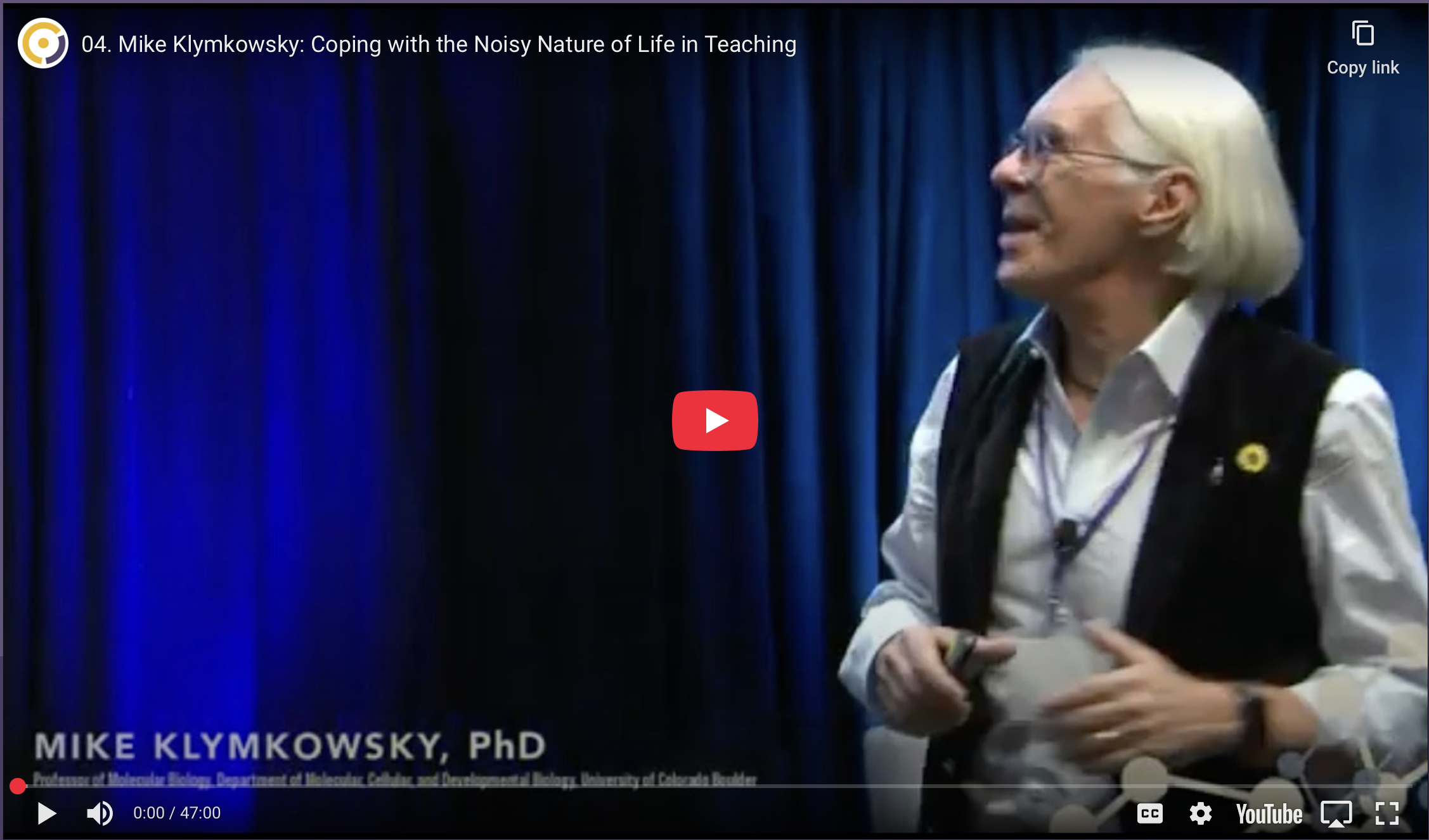 Klymkowsky Gold Lab Symposium talk